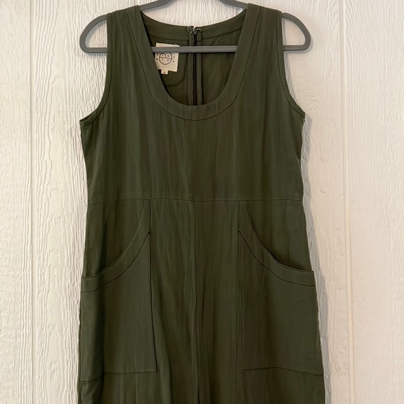 Pana Mina jumpsuit moss green size M - Picture 2 of 10